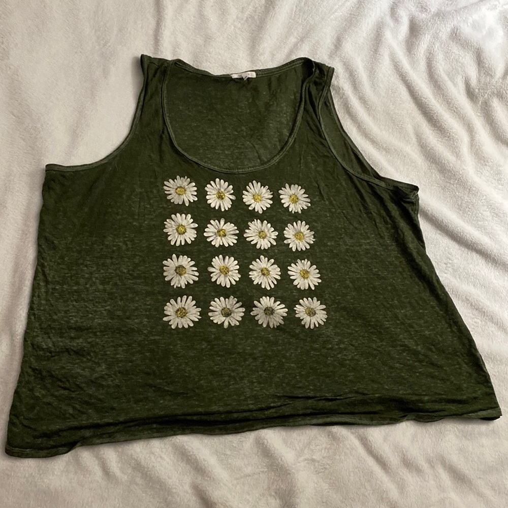 Green Tank Top from Maurice’s; size: 3